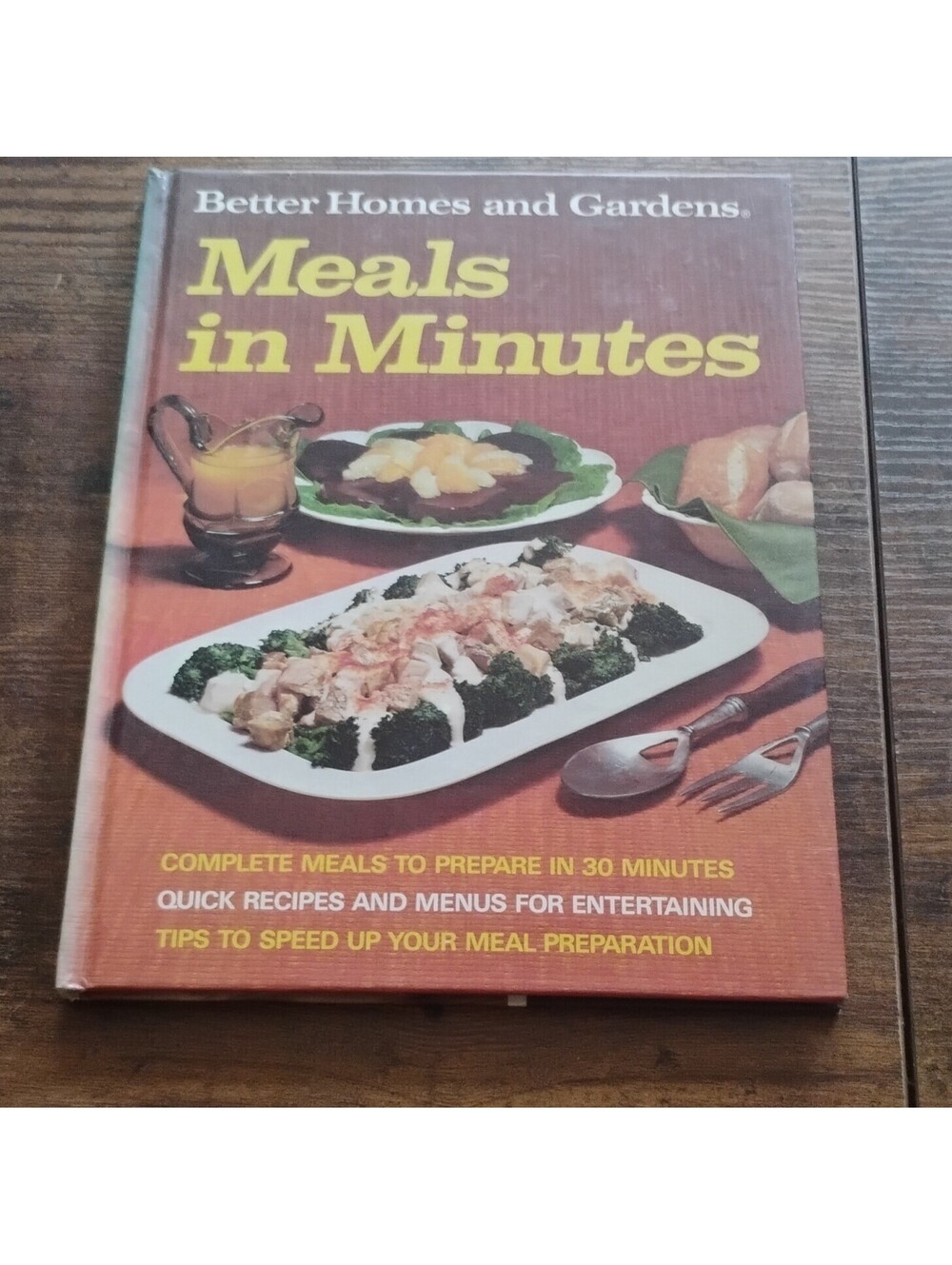 Better Homes and Gardens Meals in Minutes HC 1973 Revised Ed Illustrated